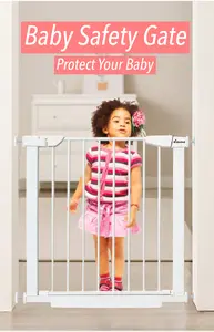 Baby Safety Gate Pagar Besi Pengaman Pintu Tangga Anak Bayi
