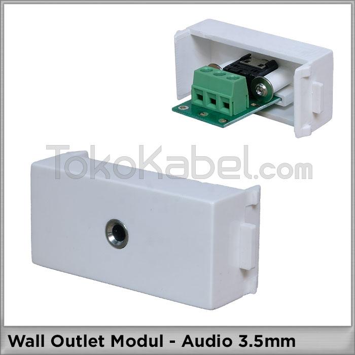 Gambar Wall Outlet Modul Audio 3.5mm dari tokokabel Kota Administrasi Jakarta Utara Tokopedia