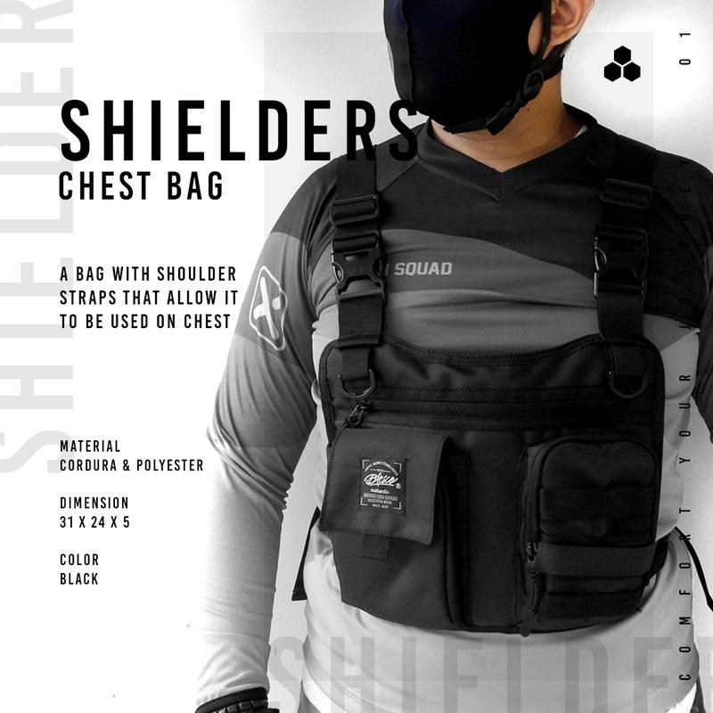 Tas Rompi Dada Pria Chest Bag Rig Original Premium Multifungsi 2