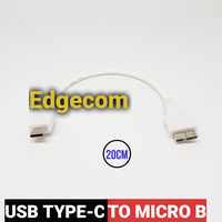 Gambar Kabel USB TypeC to Micro B Untuk External Harddisk 20cm dari Edgecom Kota Administrasi Jakarta Pusat 1 Tokopedia