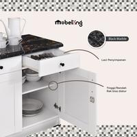 Gambar Mobeliving - Kitchen Set Bawah 3 Pintu VENEZIA dari Mobeliving Furniture Kab. Bogor 3 Tokopedia