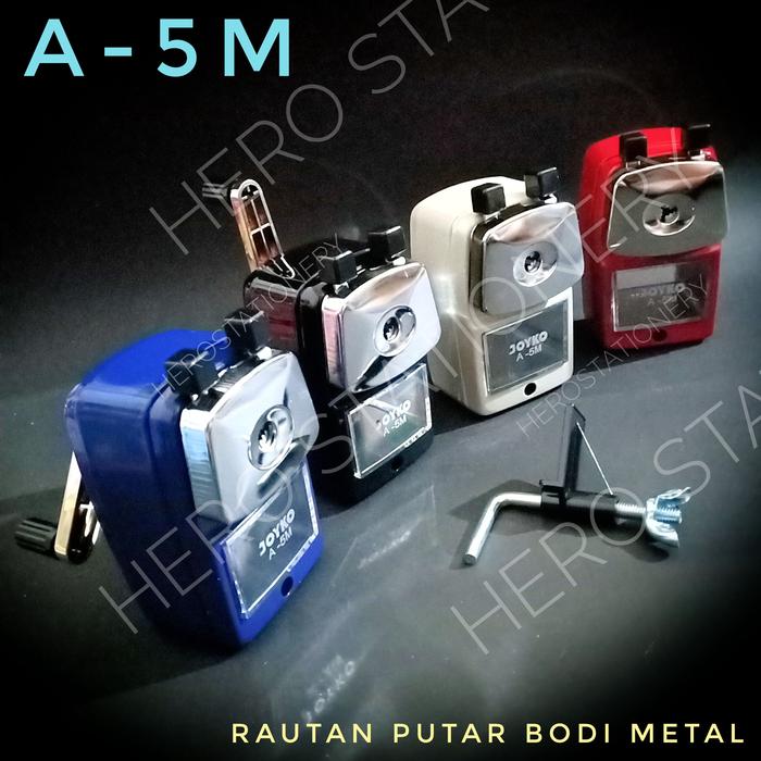 Gambar Rautan putar joyko metal A-5M dari Hero Stationery Jakarta Barat Tokopedia