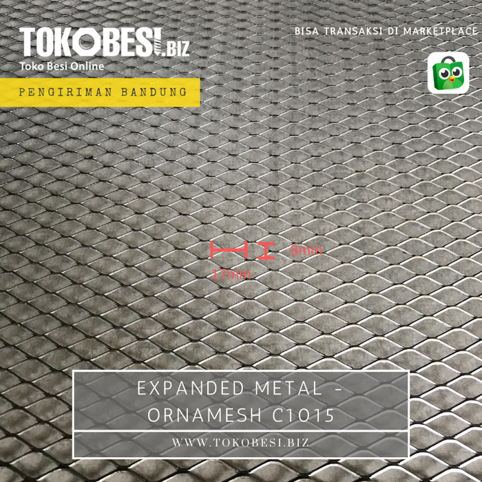 Gambar Expanded metal - Ornamesh C1015 (lbr) Bandung dari Teguh tokobesi Kota Bandung Tokopedia