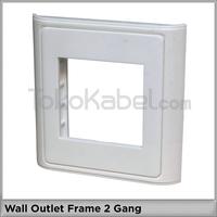 Gambar Wall Outlet Frame 2 Gang dari tokokabel Kota Administrasi Jakarta Utara 1 Tokopedia