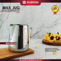 Gambar SUBRON Milk Jug Measurement 600ml Pitcher dengan Garis Ukur Stainless dari SUBRON KITCHENWARE Kab. Bandung 5 Tokopedia