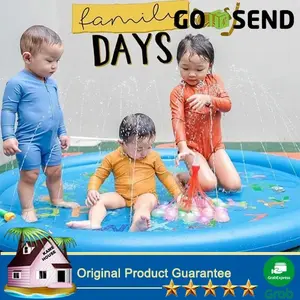 kolam air mancur anak matras air mancur anak kolam renang karet anak