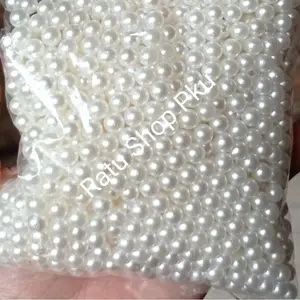 Mutiara Tanpa Lobang Tembak ukuran 6mm Grade AAA