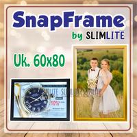 Gambar Slimlite Snap Frame Light 60x80cm - Slim Neon Box Light Box Menu Resto - Black dari SLIMLITE Kota Surabaya 1 Tokopedia