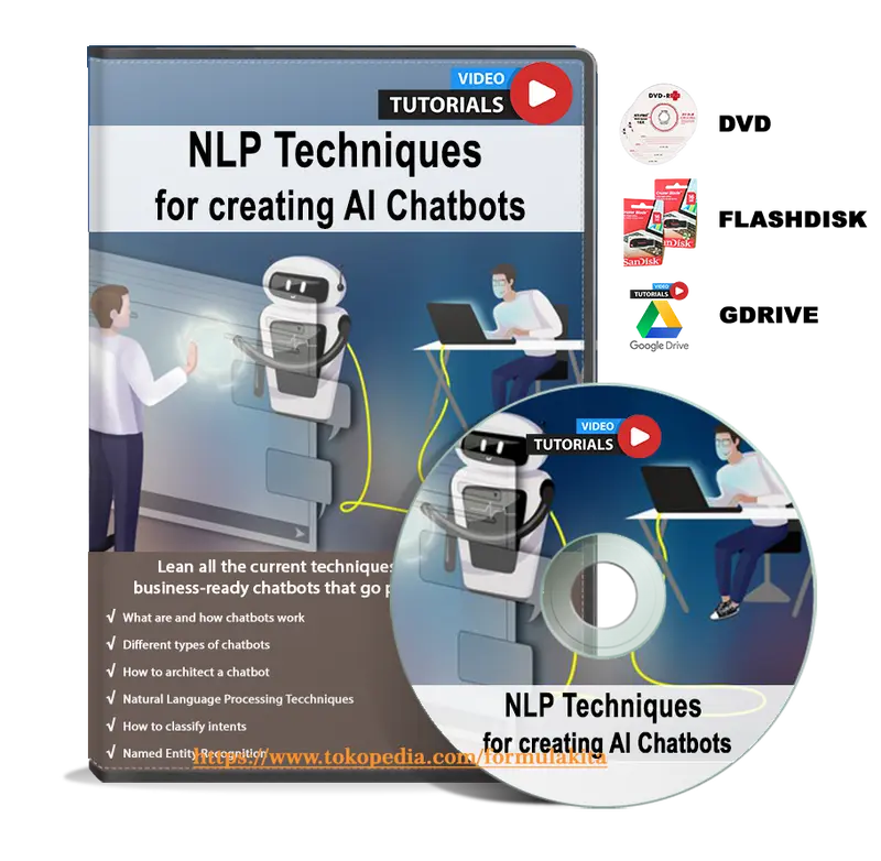 VIDEO TUTORIAL NLP TECHNIQUES FOR CREATING AI CHATBOTS - Shop | Tokopedia