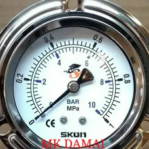 Pressure gauge Skon payung 1Mpa 2 1/2"inch / Manometer 0 - 10bar