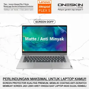Pelindung Layar Screen Protector Guard Kompatibel untuk Lenovo IdeaPad Flex 5-14 5i-14 Glossy Doff Anti Blueray