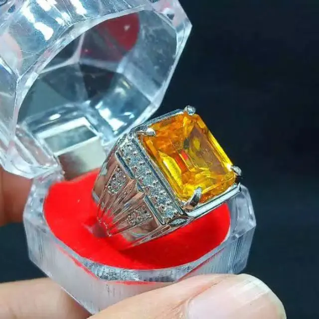 BATU CITRINE QUARTZ ASLI/NATURAL SIAP PAKA