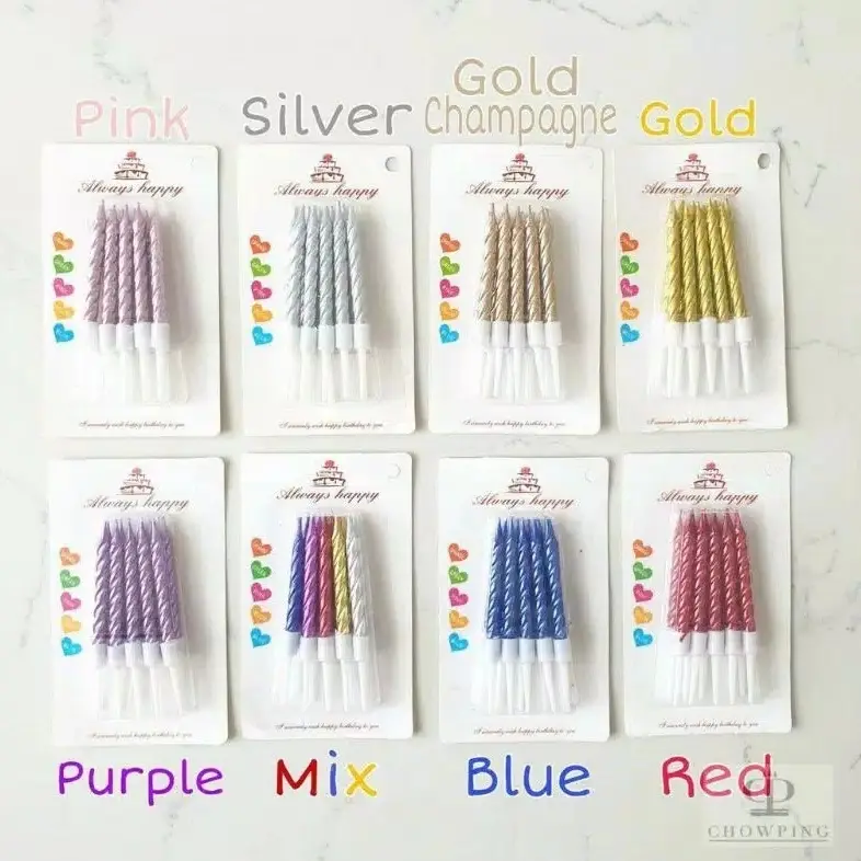 lilin ulir pendek/lilin gliter termurah terlaris
