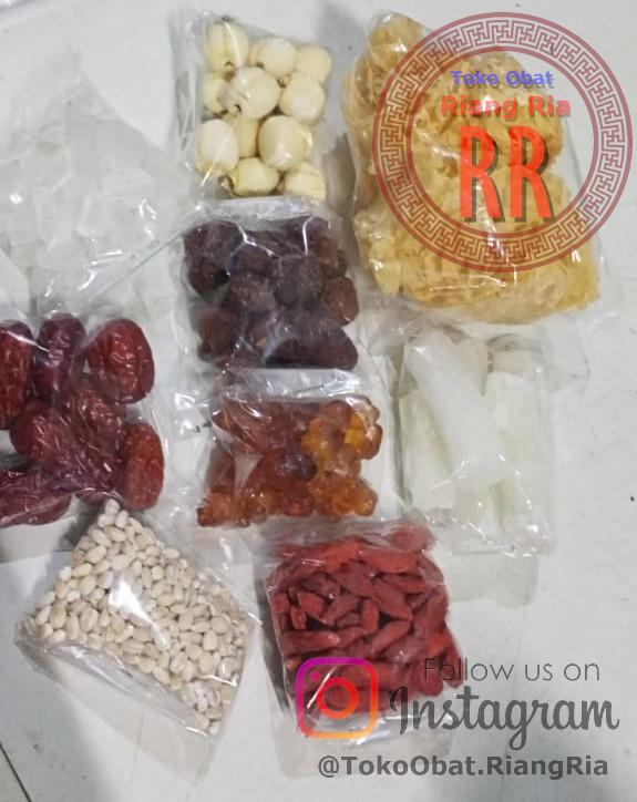 Gambar PEACH GUM Dessert PAKET Herbal Tao Jiao Isi 9 macam - 180gr dari TO Riang Ria Kota Administrasi Jakarta Utara Tokopedia