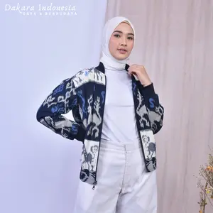 Manaka Etnik Jacket Tenun Ikat Dakara Indonesia