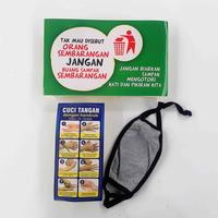 Gambar Paket : Stiker Larangan Buang Sampah + bonus Stiker Cara Cuci Tangan dari Sahabat Sejasa Kab. Sleman 2 Tokopedia