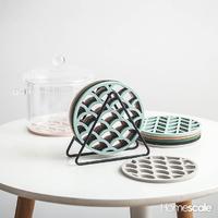 Gambar Tatakan Alas Piring Gelas Panci Bahan Anti Panas Bulat Bermotif - Ikan Pink dari Homescaleid Kota Tangerang Selatan 2 Tokopedia