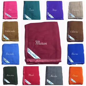 Yatis Selimut Polos Flanel Mewah 160x200 cm untuk Hotel Klinik Rumah Sakit Warna Biru Abu Coklat Hijau Bahan Mewah Mudah Dicuci