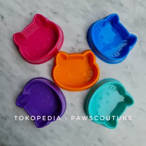(M4) Tempat Makan Anjing Kucing Hewan / Mangkok Anjing Kucing Hewan