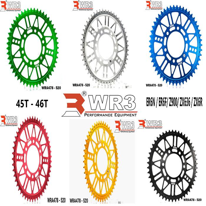 Gambar Gear Racing WR3 WRA478-520 ZX25R ER6N/ER6F/Z800/ZX6R/ZX636 43T-46T dari WR3 Kota Administrasi Jakarta Barat Tokopedia
