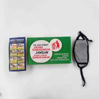 Gambar Paket : Stiker Larangan Buang Sampah + bonus Stiker Cara Cuci Tangan dari Sahabat Sejasa Kab. Sleman 4 Tokopedia