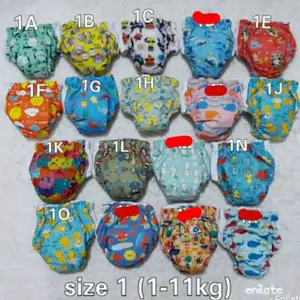 swim diapers multifungsi minikinizz (bisa dijadikan clodi) size 1