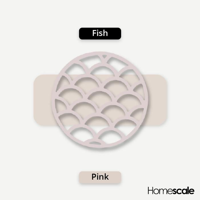 Gambar Tatakan Alas Piring Gelas Panci Bahan Anti Panas Bulat Bermotif - Ikan Pink dari Homescaleid Kota Tangerang Selatan 4 Tokopedia