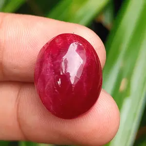 Batu Akik Serat Cendana Merah Size Sedang Siap Dipasang Cincin