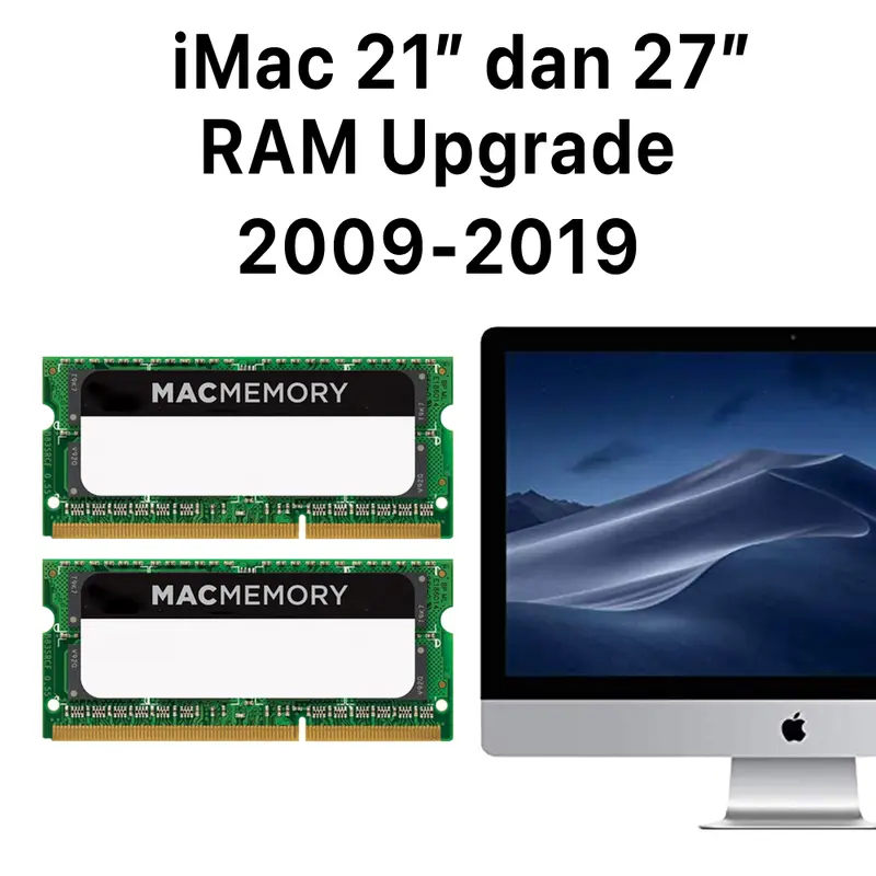 RAM iMac 21.5 dan 27 Inch 2011 2012 2013 2014 2015 2017 2019 4 8 16 32 0