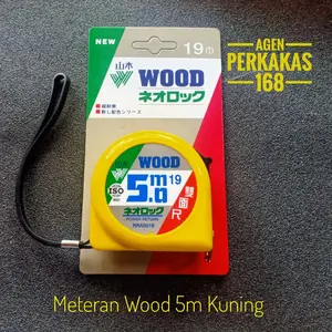 Wood meteran Wood 5m kuning
