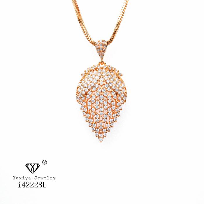 Gambar Liontin Wanita Permata Perhiasan Lapis Emas 18K YAxiya Jewelry 714 dari YAXIYA JEWELRY Kota Administrasi Jakarta Barat Tokopedia