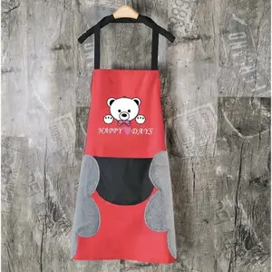 Celemek Masak BEAR/FS889 Apron Dapur Anti Air Minyak bisa Lap Tangan
