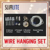 Gambar Wire Hanging Set / Gantungan Kawat seling Untuk Crystal Light A4 A3 A2 dari SLIMLITE Kota Surabaya 1 Tokopedia