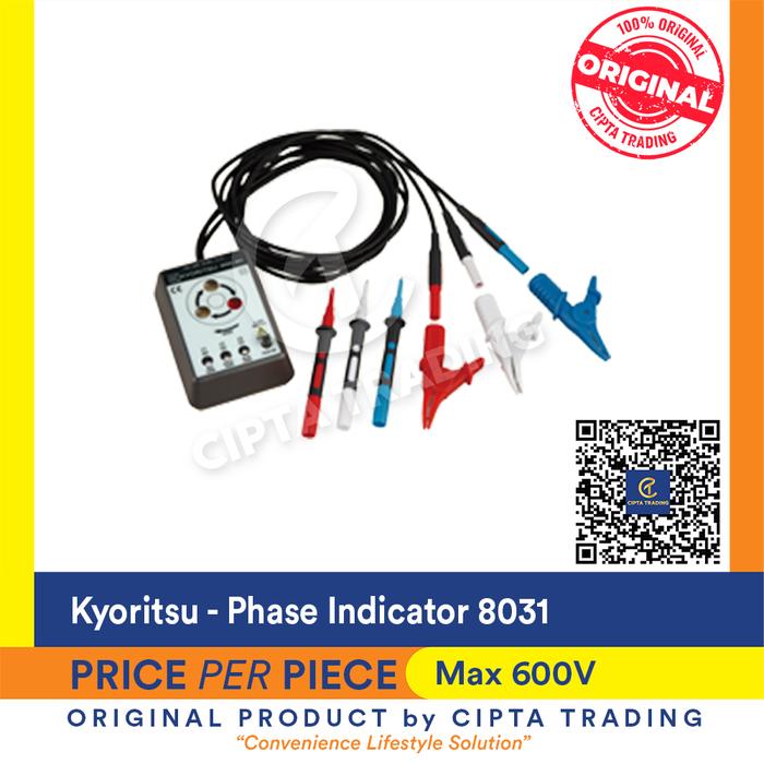 Gambar Electrical Tool - Kyoritsu 8031 Phase indicator dari Cipta Trading Kota Administrasi Jakarta Barat Tokopedia