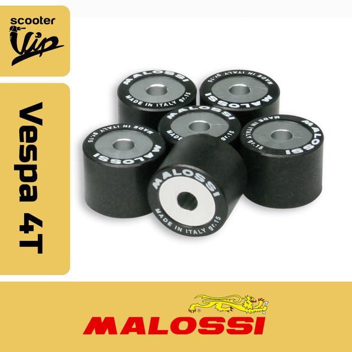 Gambar MALOSSI ROLLER 19x17 / 8,7gr UNTUK VESPA LX/LXV/S 125 dari Scooter VIP Kota Bekasi Tokopedia