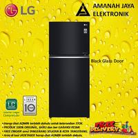 Gambar KULKAS 2 PINTU LG BLACK GLASS GNC422SGCN TERLARIS dari AMANAH JAYA ELECTRONICS Kota Tangerang Selatan 1 Tokopedia