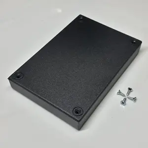 Box Hitam Plastik Tipe X7 Ukuran 12.5x8.5x2 cm plus skrup