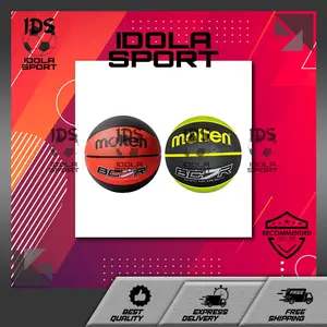BOLA BASKET MOLTEN OFFICIAL BG7R BC7R WARNA SIZE 7 BAHAN KARET RUBBER DEWASA ANAK