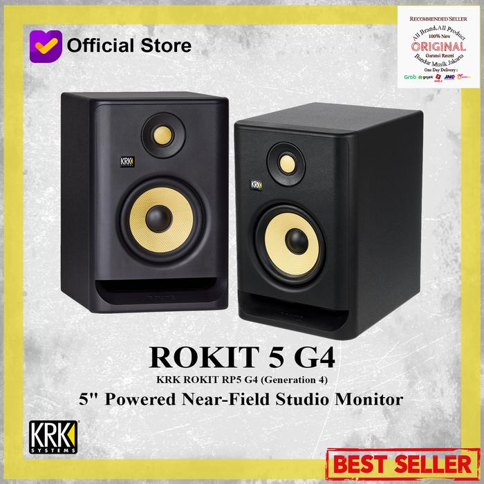 Gambar KRK Rokit 5 G4 Speaker Monitor Studio Flat,BMJ dari Bandar Musik Jakarta BMJ Kota Administrasi Jakarta Pusat Tokopedia