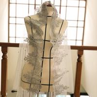 Gambar Sarkara 09 Kerudung Pernikahan Mutiara Brokat Silver dari Sarkara Kota Tangerang Selatan 3 Tokopedia
