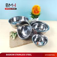 Gambar BMW Kitchen Ware - 28cm Baskom Kobokan Mangkok Mangkuk Wadah Penyimpanan Stainless Steel - 28CM dari BMW Kitchenware Kab. Tangerang 2 Tokopedia