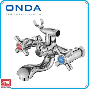 ONDA K 404 CT Kran Bathub Mixer Keran Double Tap Panas Dingin 1/2" Karet