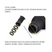 Gambar KARET PELINDUNG MATA PADA TELESKOP / SILICA TELESCOPE EYE PROTECTOR dari Mahajuna Shelter Kota Makassar 4 Tokopedia