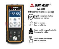 Gambar SNDWAY Ultrasonic Thickness Gauge Ketebalan Touch Screen SW-6520 - SW-6520 dari SNDWAY INDONESIA Kota Administrasi Jakarta Selatan 1 Tokopedia