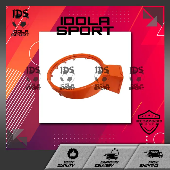 Ring Basket Besi tempel Tembok TEBAL MURAH + jaring 12 loop