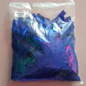 Confetti Paper Metalic Blue 1Kg