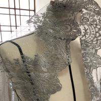 Gambar Sarkara 09 Kerudung Pernikahan Mutiara Brokat Silver dari Sarkara Kota Tangerang Selatan 5 Tokopedia