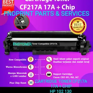Cartridge Toner 17A+Chip CF217A HP M102A MFP M130A M130NW