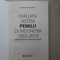 Gambar Evaluasi Sistem Pemilu di Indonesia 1955-2019 dari Rayyana Komunikasindo Jakarta Timur 2 Tokopedia