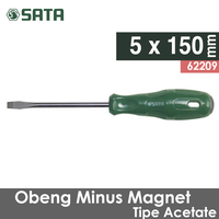 Gambar SATA TOOLS Obeng Minus 5 x 150 mm Acetate 62209 dari warungtools Kota Administrasi Jakarta Utara 1 Tokopedia